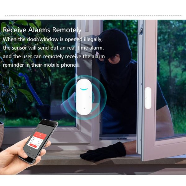 [Smart Life App] Tuya WiFi Door Window Sensor Wireless Notification