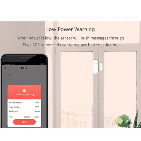 [Smart Life App] Tuya WiFi Door Window Sensor Wireless Notification