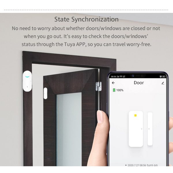 [Smart Life App] Tuya WiFi Door Window Sensor Wireless Notification