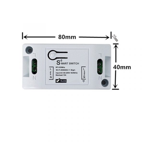 Smart Life APP WiFi + RF 433Mhz Relay Switch Module with Timer