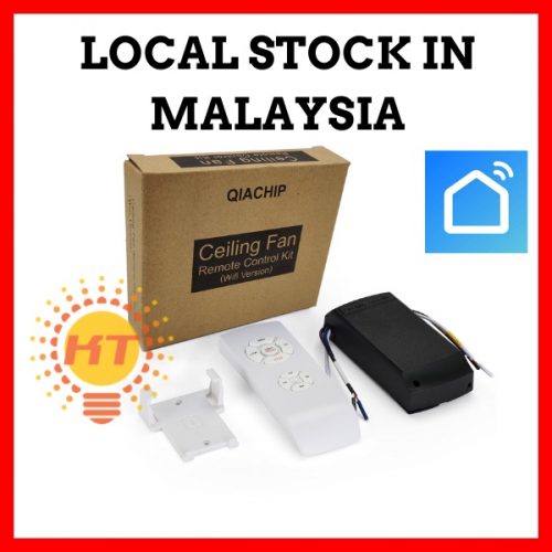 Smart Life app Wi-Fi Ceiling Fan speed And Light Controller with remote control
