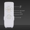 Smart Life app Wi-Fi Ceiling Fan speed And Light Controller with remote control