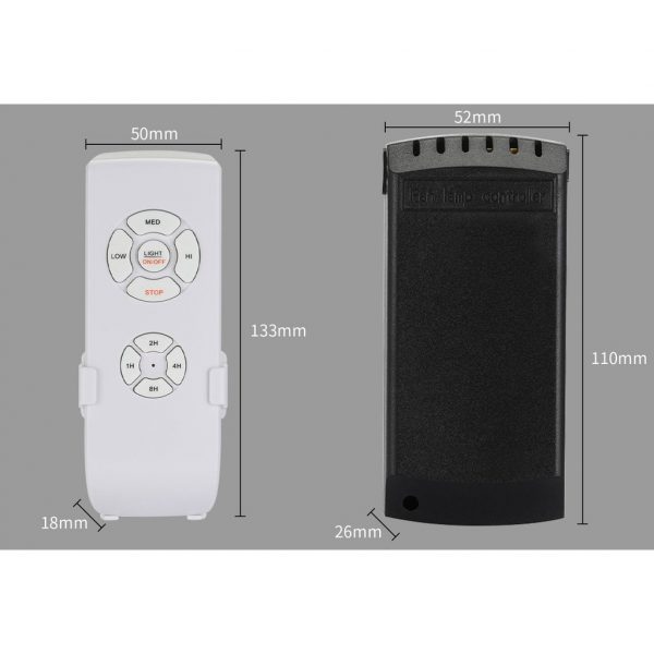 Smart Life app Wi-Fi Ceiling Fan speed And Light Controller with remote control