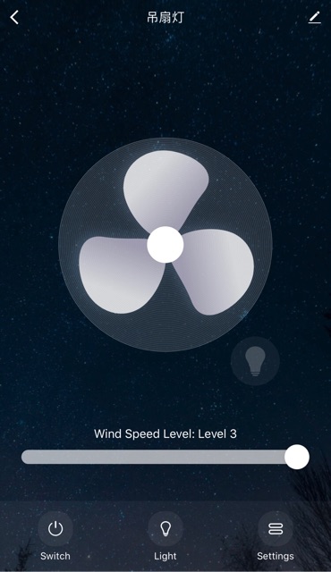 Smart Life app Wi-Fi Ceiling Fan speed And Light Controller with remote control