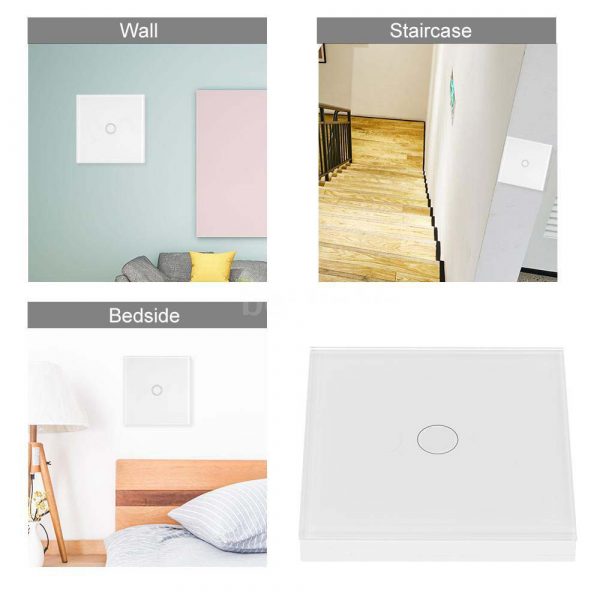 433mhz rf Touch Screen Remote Control Round Button
