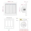 Smart Life Mechanical Wifi Smart Switch (2 in 1 - No neutral and With neutral)