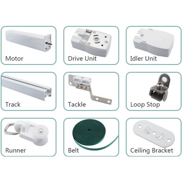 Smart Life Smart Curtain Motor & Rail for home automation system