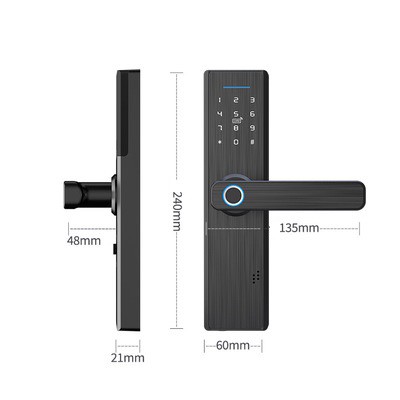 Smart Life Fingerprint Password Door Lock Hotel Smart Lock