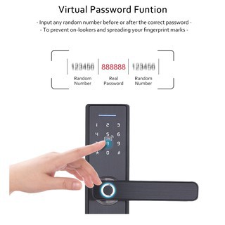 Smart Life Fingerprint Password Door Lock Hotel Smart Lock