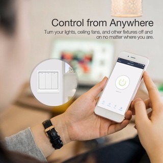 [Smart Life App] ZigBee Mechanical Click Push Button Smart Wall Switch Voice Control Work