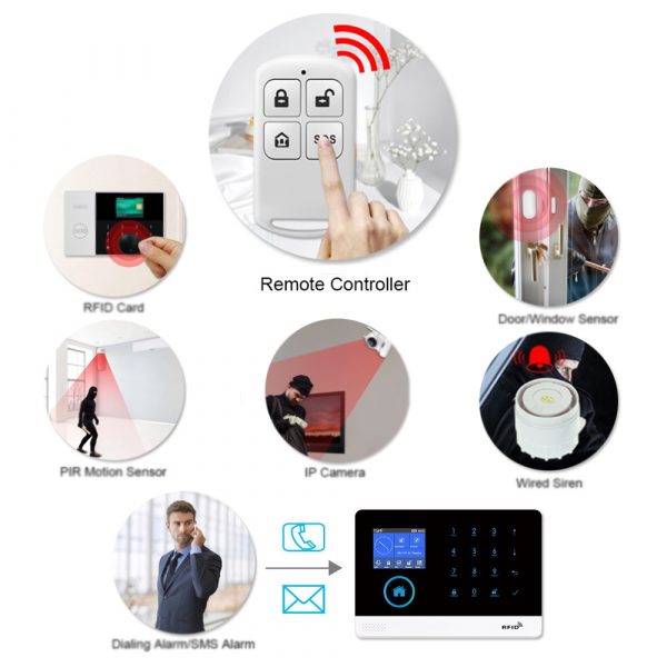 433MHz Wireless Metal Remote Controller with Keychain