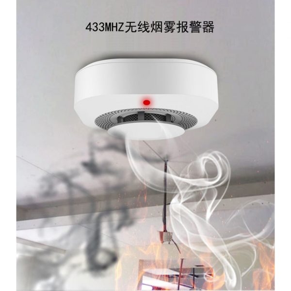 Smoke Detector Sensor 433mhz Radio Frequency RF