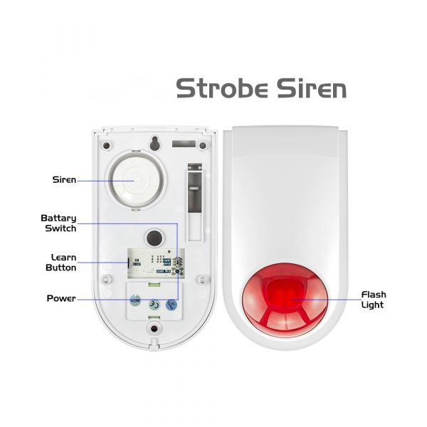433mhz Wireless Outdoor Siren Alarm