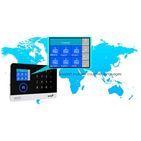 [Smart Life App] WIFI Home Alarm System Panel with Motion Detector Door Sensor Tuya