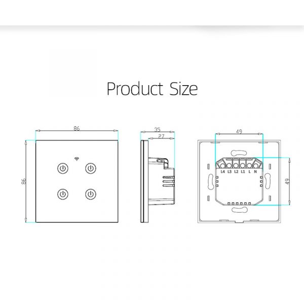 [Smart Life App/Tuya] Zigbee Smart Wall Touch Switch (No neutral or with neutral 2 in 1)