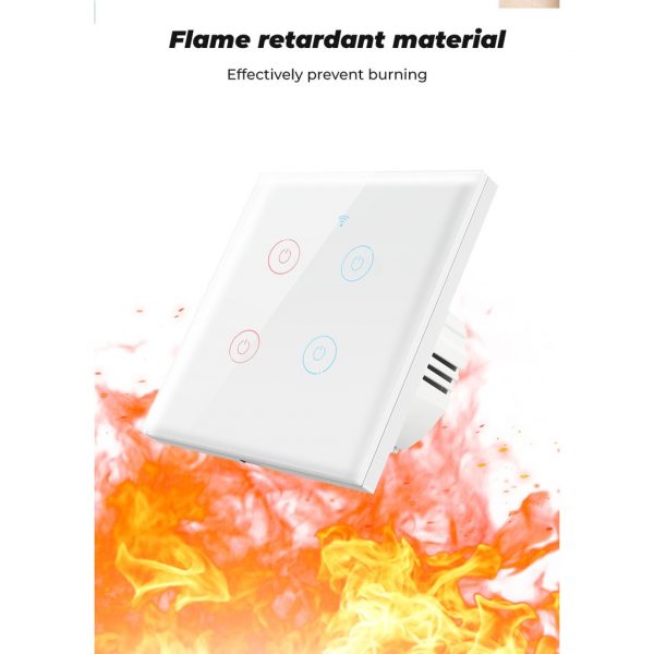 [Smart life app] WiFi  433MHZ Touch Switch Neutral No Neutral 2 in 1 Home Wall Button
