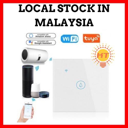 [Smart Life App] TUYA 20A Water Heater Aircon Switch Smart Wifi Touch Wall Switch