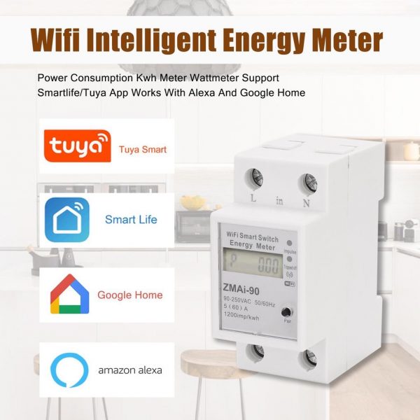 [Smart Life App] Power Monitoring Electric Meter 60A Breaker