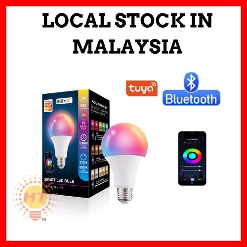 Smart Life App Bluetooth LED Light RGB CW Bulb E27 10W Cool White and Warm White