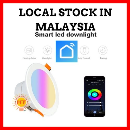 Smart Life Tuya Wifi LED Downlight Dimming RGBCW