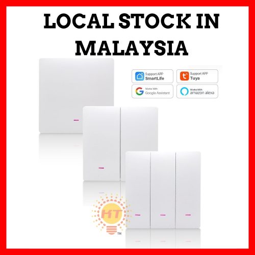 Smart Life mechanical smart WIFI White wall switch (No neutral version)