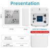 Tuya Wifi Temperature & Humidity Sensor with LCD display Wireless Smart Themometer