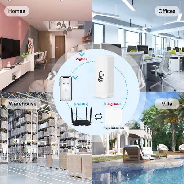 Tuya Wifi Smart Temperature & Humidity sensor
