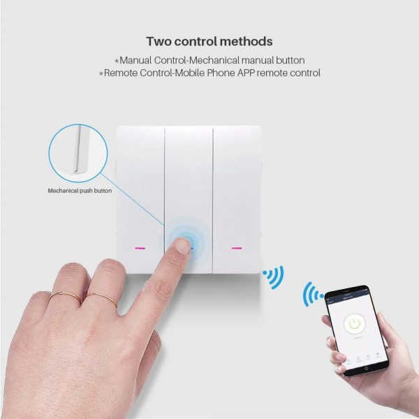 Smart Life mechanical WIFI smart switch (Neutral version)