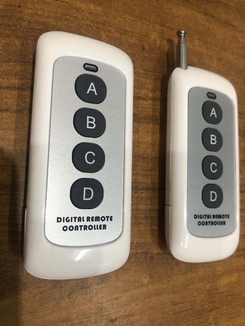 433mhz RF Remote Controller 4 Keys Fixed Code