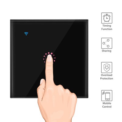 20A Smart Wifi Touch Switch (eWeLink/SmartLife) for Water heater/Aircon