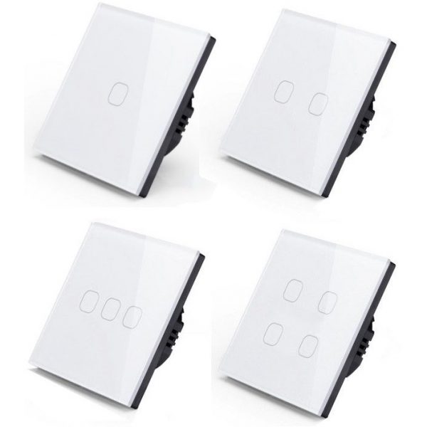eWeLink WiFi Controlled Smart Touch Wall Panel Switch (Neutral Wire needed)