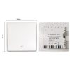 eWeLink mechanical smart WIFI White wall switch (No neutral version)