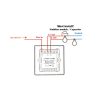 eWeLink mechanical smart WIFI White wall switch (No neutral version)