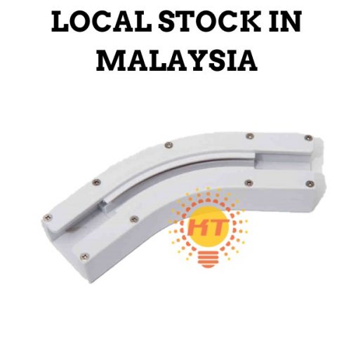 eWeLink version Smart curtain curve track 135 degree angle bend curtain rail joiner for ewelink curtain