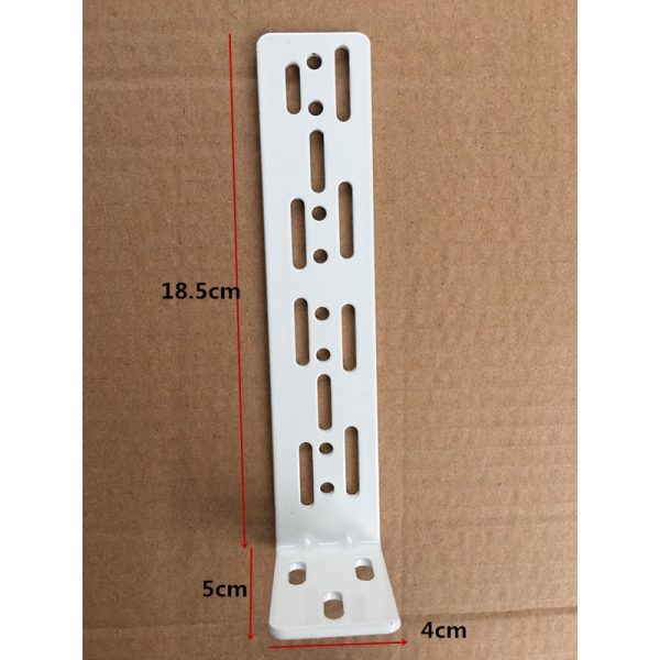 Curtain L shape Bracket (Double Rail) Modify for Wall mounted