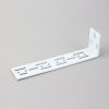 Curtain L shape Bracket (Double Rail) Modify for Wall mounted