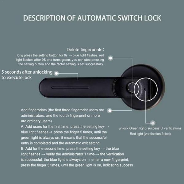 Biometric Fingerprint Door Lock