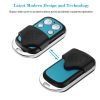 433 mhz RF Fixed code HS1527 EV1527 4 button wireless remote control key chain