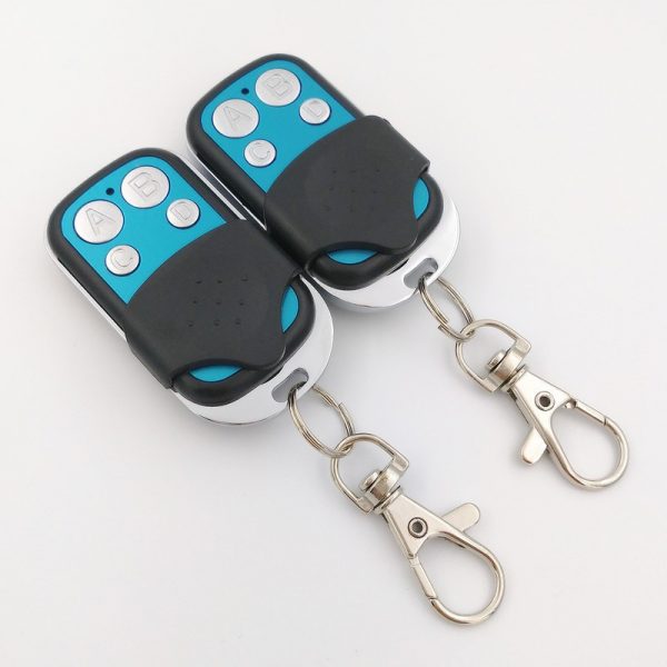 433 mhz RF Fixed code HS1527 EV1527 4 button wireless remote control key chain