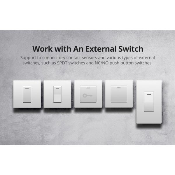 eWeLink 2 way switch Wifi Wireless Control Module Multi-control (no neutral wire needed)