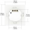 eWeLink mechanical smart WIFI White wall switch (With Neutral Version)