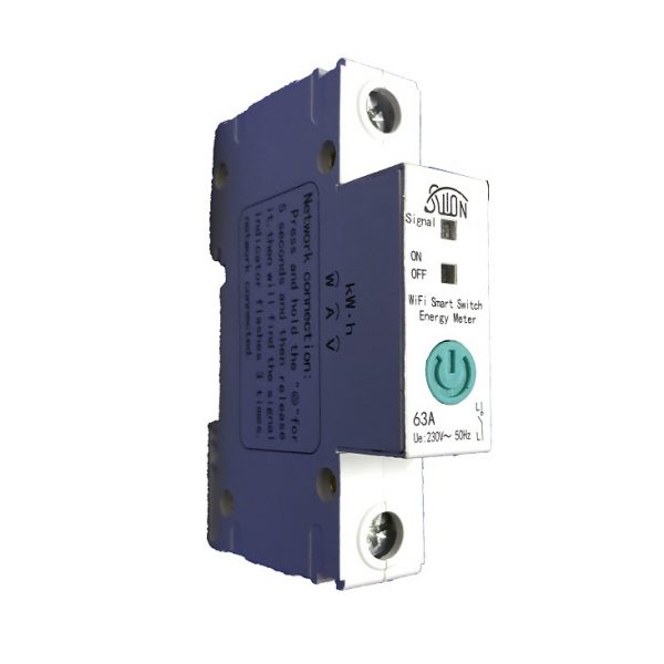 eWeLink 1P Wifi 63A Circuit Breaker with Energy Meter Power Consumption Monitoring