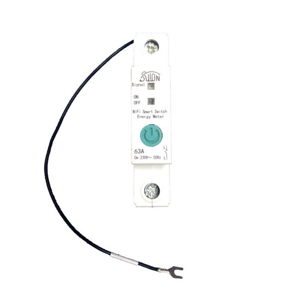 eWeLink 1P Wifi 63A Circuit Breaker with Energy Meter Power Consumption Monitoring