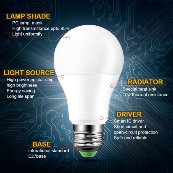 Led RGBW Bulb with Remote Control
