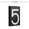 Solar Door Number Plate Doorplate Personalized House Light IP55 Outdoor Sign Nombor