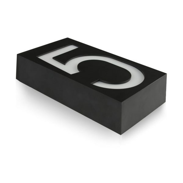 Solar Door Number Plate Doorplate Personalized House Light IP55 Outdoor Sign Nombor