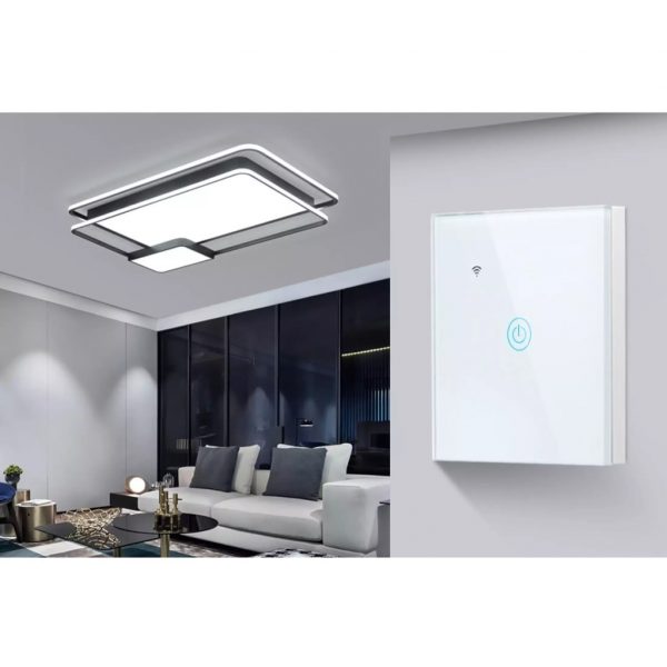 Homekit WIFI 2 in 1 Smart Wall Switch Siri Voice Control Light Touch Switches Work With Home App