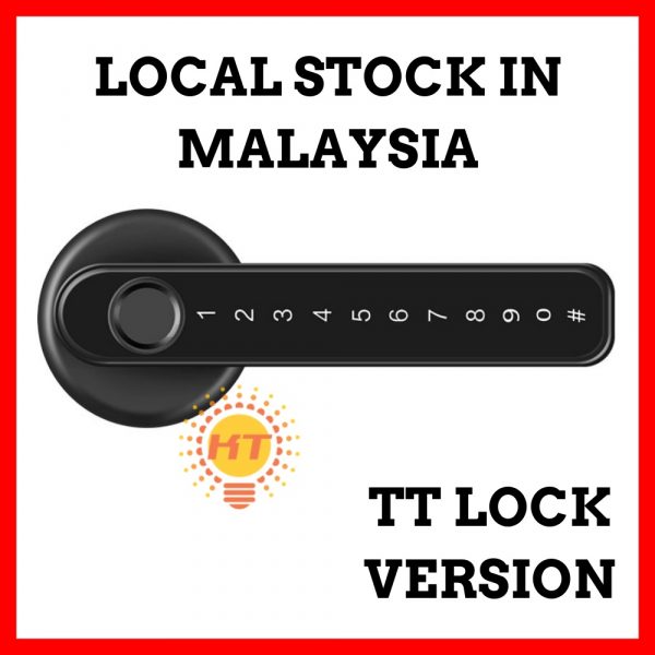 TTlock APP Bluetooth Biometric fingerprint lock with Keys Digital Smart door lock Electronic Handle
