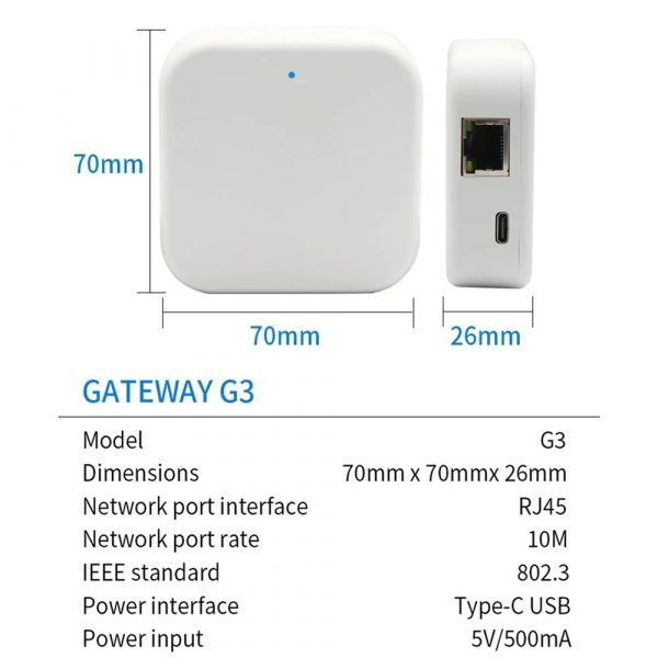 TTLock App G2 G3 Bluetooth Gateway Smart Wifi Wireless Connect To Router Electronic Door Lock