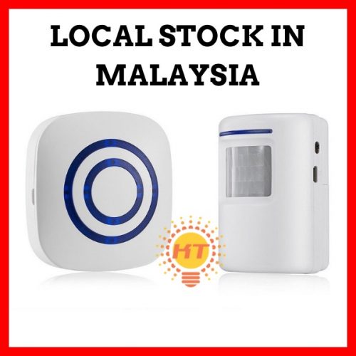 Wireless Motion Sensor Door Bell with Separate unit Chime